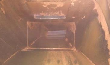 Tipper body interior after treatment